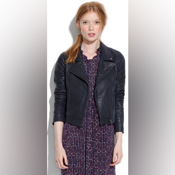 Madewell x Veda Motorcycle Leather Jacket - Picture 4 of 6